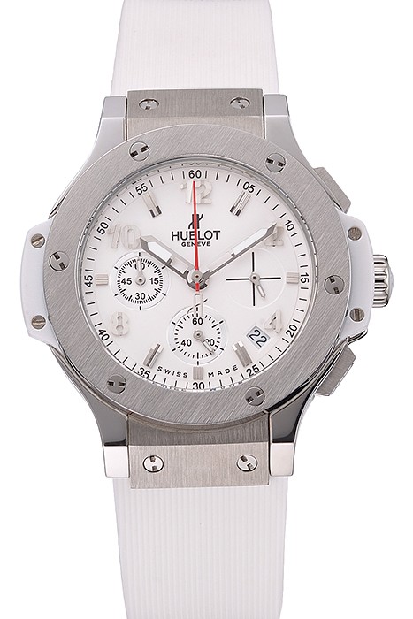 Hublot Big Bang White Strap White Dial Watch