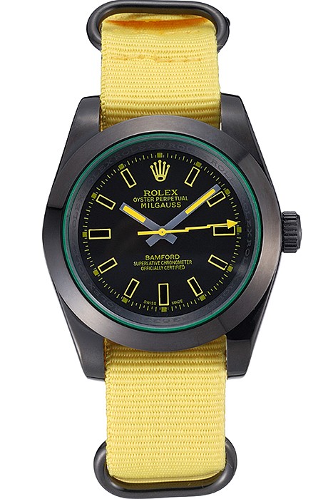 Rolex Milgauss Bamford Yellow Nylon Strap 621999