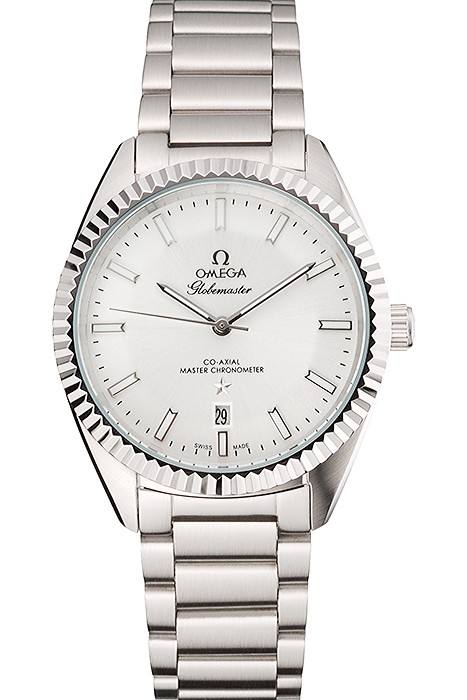 Omega Globemaster Silver Dial Stainless Steel Case And Bracelet