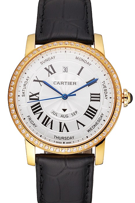 Swiss Cartier Ballon Bleu GMT Silver Dial Rose Gold Case And Bracelet