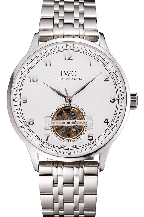 IWC Portugieser Tourbillon White Dial Stainless Steel Case And Bracelet