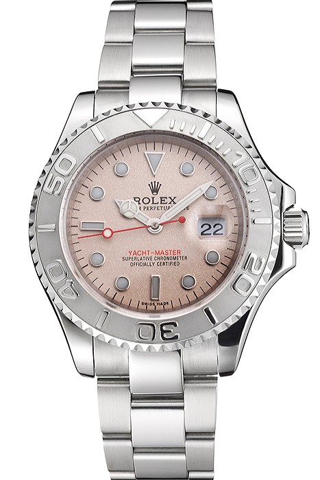 Swiss Rolex Yacht-Master Champagne Dial Stainless Steel Case And Bracelet