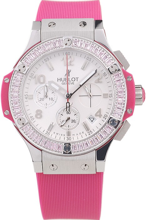 Hublot Big Bang Tutti Frutti Pink Strap White Dial