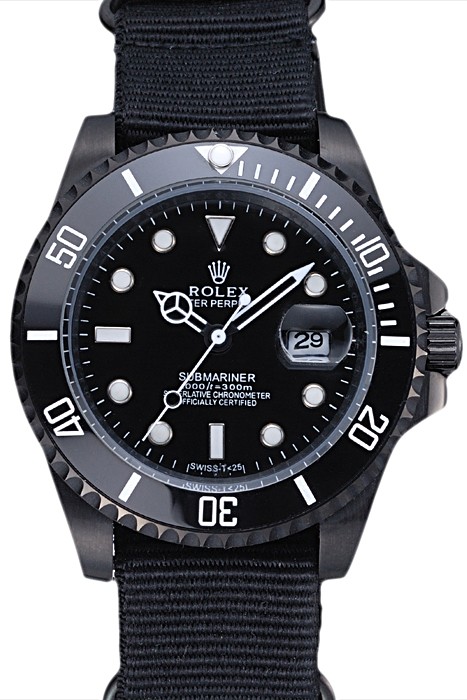 Rolex Submariner Black Nylon Strap 622006
