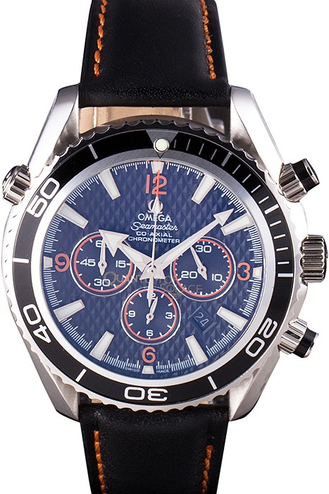 Omega Seamaster Planet Ocean Co-axial Black Case Black Dial 98101