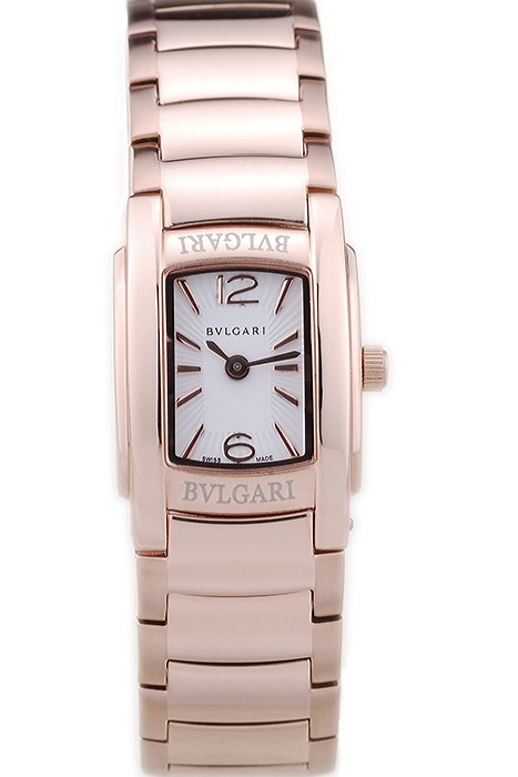 Bvlgari Assioma D 20mm White Dial Rose Gold Case And Bracelet