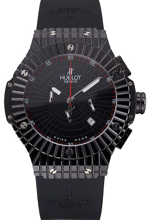 Hublot Big Bang Caviar Black Dial Black Case
