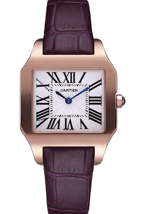 Cartier Santos 100 Polished Rose Gold Bezel 621921