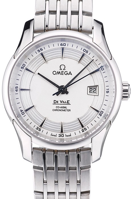 Omega Swiss DeVille Stainless Steel Bezel White Dial 7601