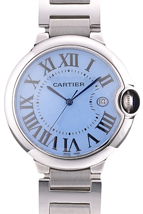 Cartier Ballon Bleu 42mm Blue Dial Stainless Steel Case And Bracelet