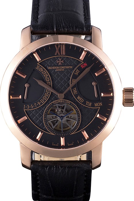 Vacheron Constantin Luxury Leather Watch 80227