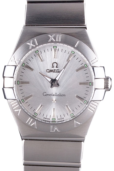 Omega Constellation Grey Dial Stainless Steel Band  621458