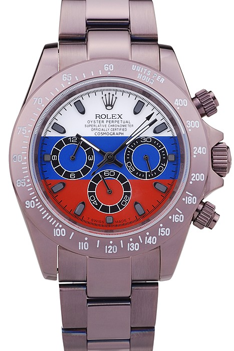 Rolex Cosmograph Daytona Copper Bracelet Russian Flag Dial 7471