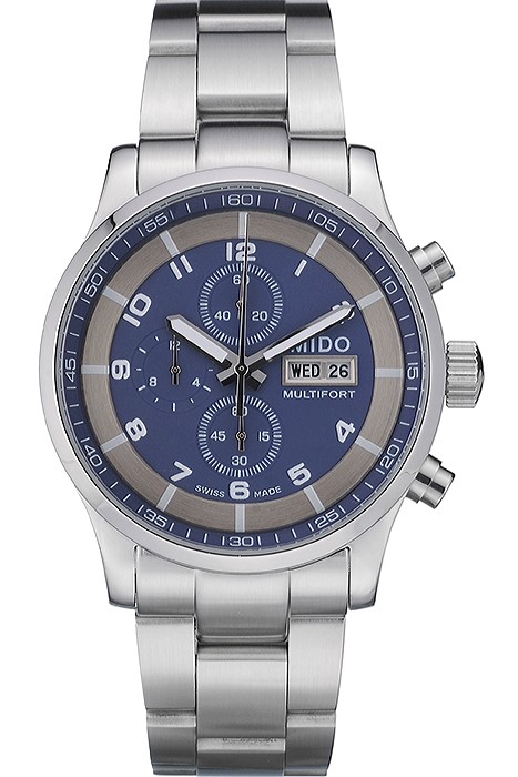 Mido Multifort Stainless Steel Bezel Navy Dial 80282