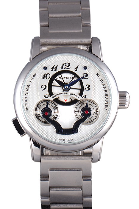 Montblanc Nicolas Rieussec Anniversary Edition Stainless Steel Bracelet   621629