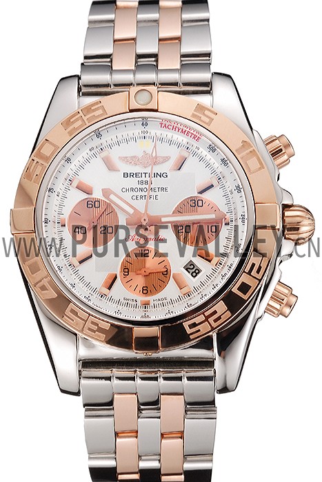 Swiss Breitling Certifie Stainless Steel Bezel White Dial 80288