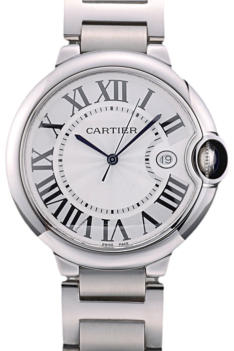 Cartier Ballon Bleu 42mm White Dial Stainless Steel Case And Bracelet