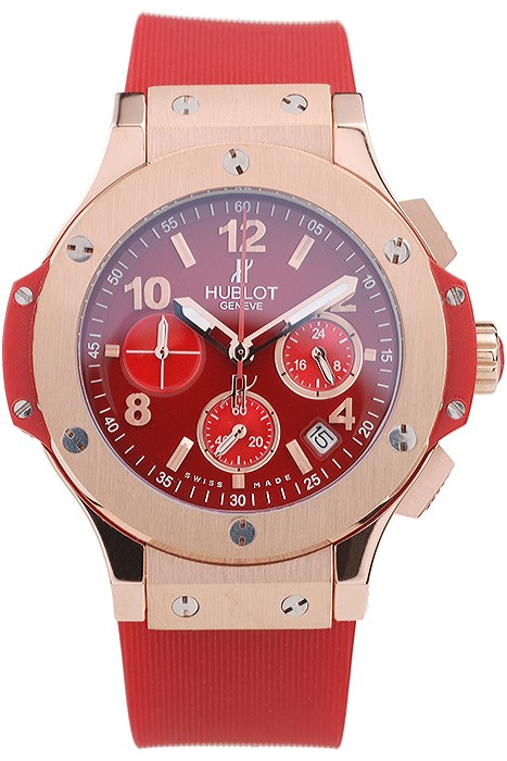 Hublot Big Bang Red Strap Red Dial Watch 98069