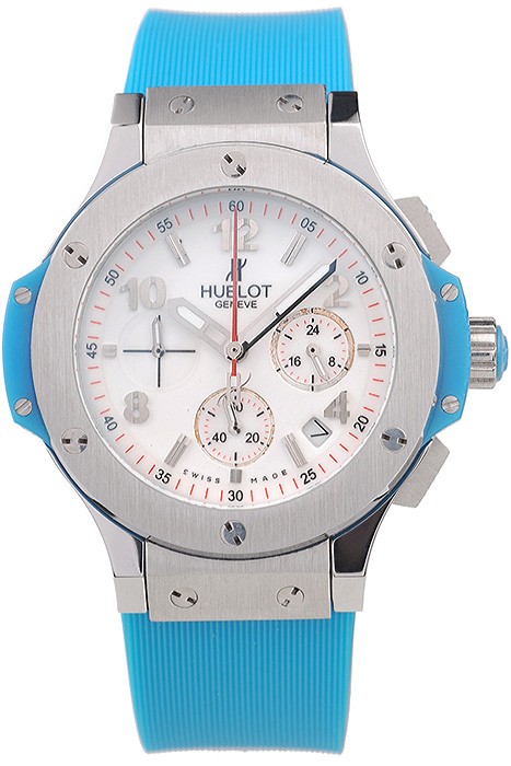 Hublot Big Bang Blue Strap White Dial Watch