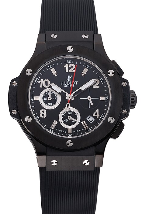 Hublot Big Bang Black Strap Black Dial Watch