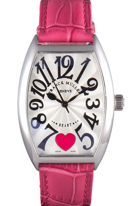 Franck Muller Heart Pink Leather Band  621586