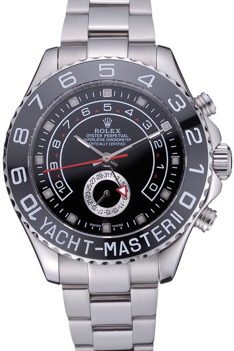 Rolex Yacht - Master II Black Dial Stainless Steel Bracelet  622541