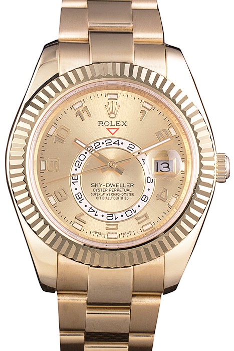 Rolex Sky Dweller Oyster Perpetual Special Edition 2012 Yellow Gold 80243