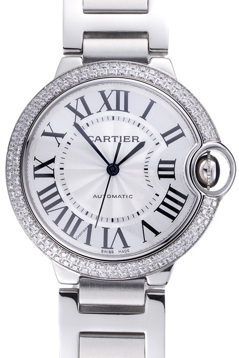 Swiss Cartier Diamonds Ballon Bleu Stainless Steel  622062