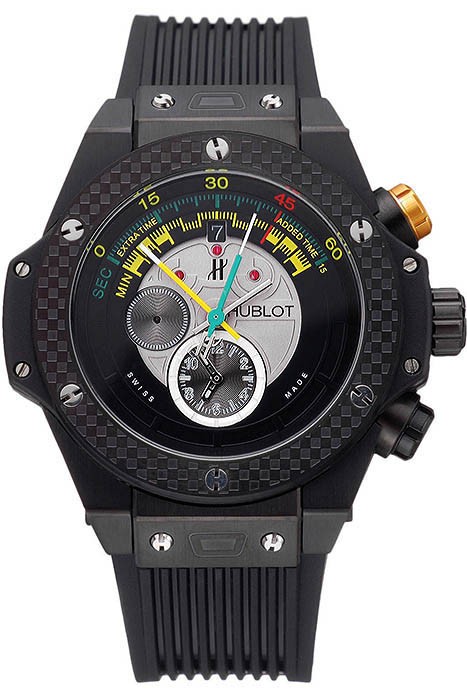 Hublot Big Bang Unico Bi-Retrograde Chrono King Black Steel Case Black Rubber Strap  622771