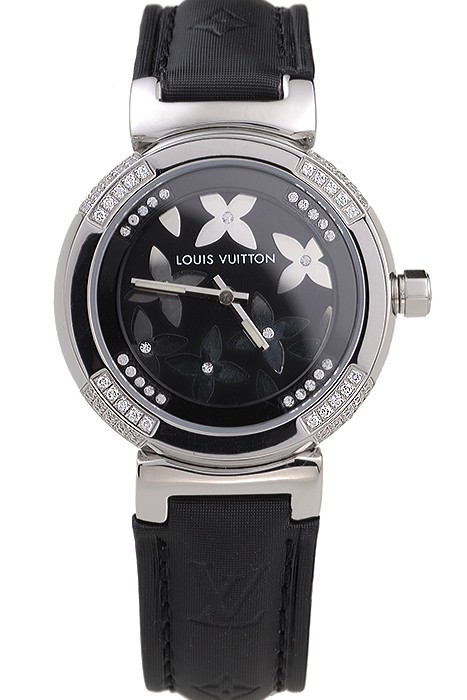 Louis Vuitton Tambour Bijou Black Watch