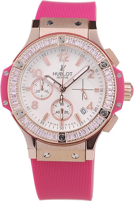 Hublot Big Bang Tutti Frutti Pink Strap Gold Dial