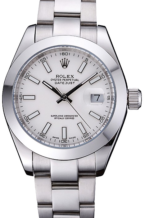Rolex Datejust Stainless Steel Case White Dial 622266