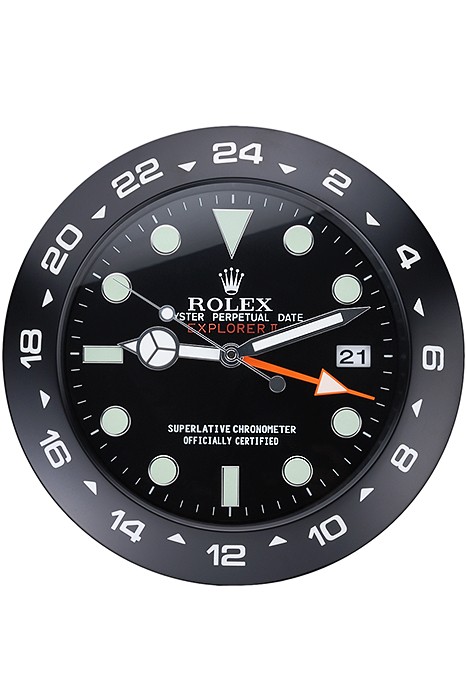 Rolex Explorer II Wall Clock Black  622477