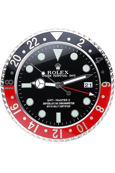 Rolex GMT Master II Wall Clock Black-Red  622478