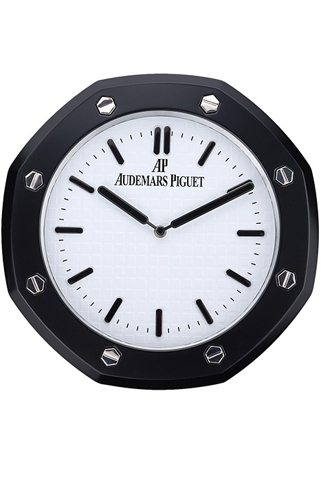 Audemars Piguet Royal Oak Wall Clock Black-White  622461