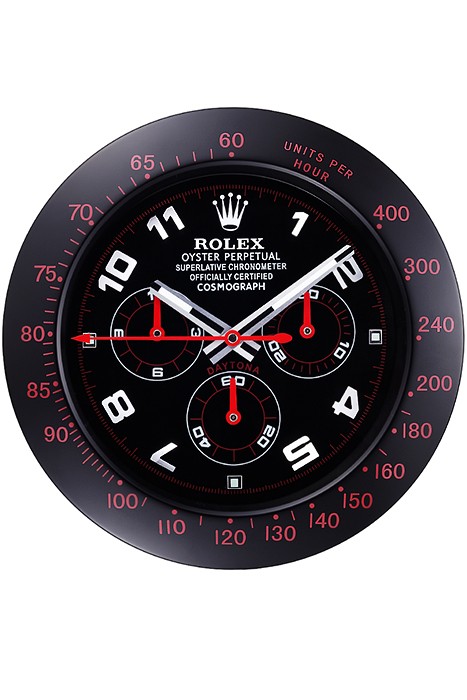 Rolex Daytona Cosmograph Wall Clock Black-Red  621908