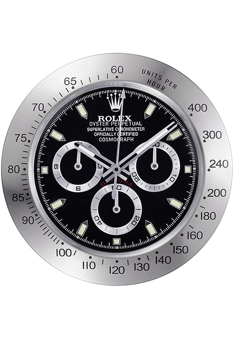 Rolex Daytona Cosmograph Wall Clock Silver-Black  621909