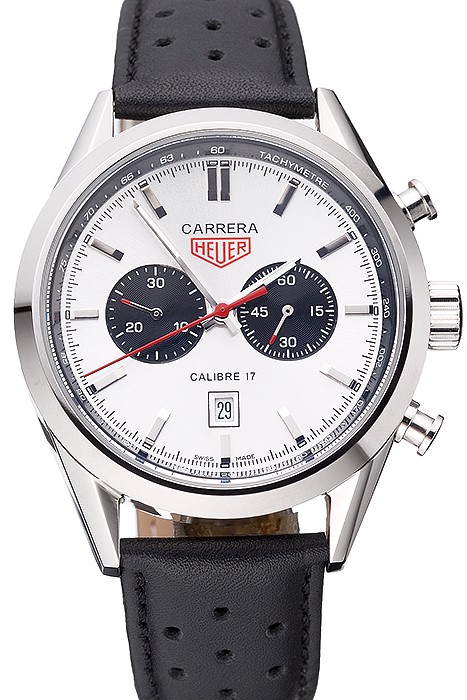Tag Heuer Carrera Calibre 17 White Dial  622067