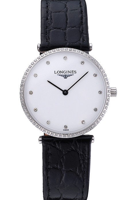 Longines La Grande Classique White Dial Diamond Markers Homme  622135