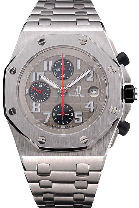 Swiss Audemars Piguet Royal Oak Offshore Grey Dial Stainless Steel Case And Bracelet  622870
