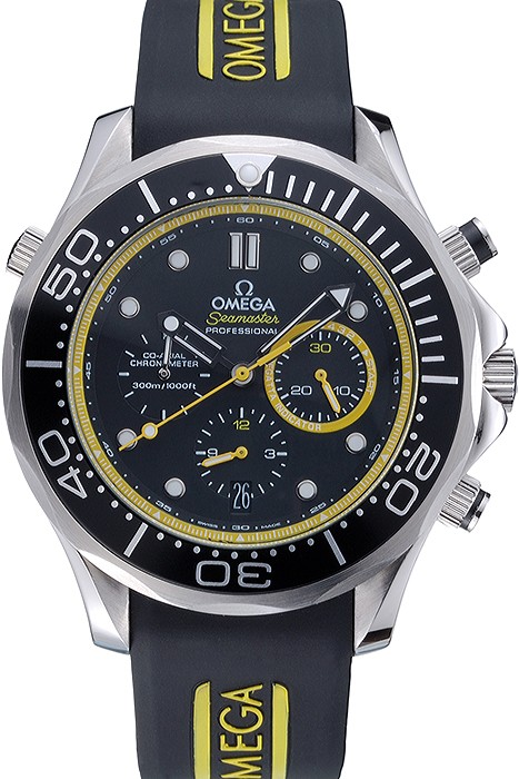 Omega Seamaster Planet Ocean Black Rubber Bracelet  622048