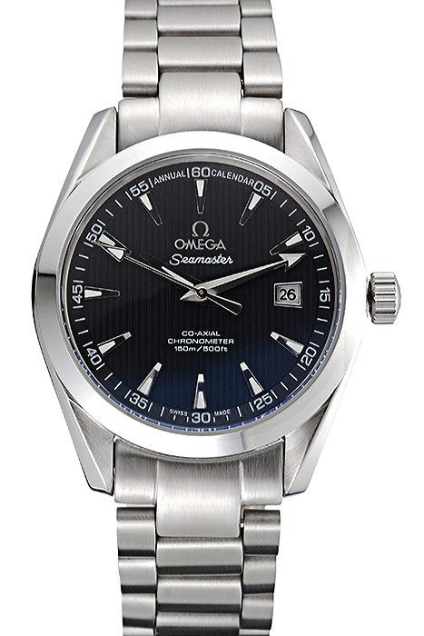 Omega Seamaster Black Dial Stainless Steel Band  622165