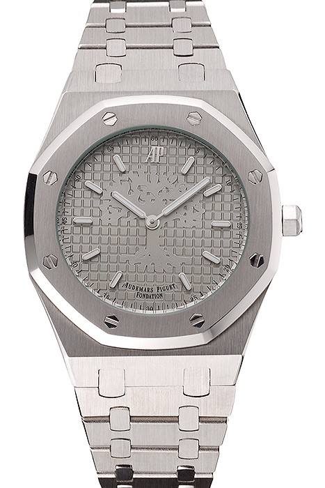 Audemars Piguet Royal Oak Fondation Gray Dial Stainless Steel Case And Bracelet