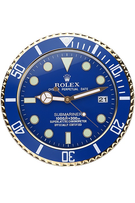 Rolex Submariner Wall Clock Blue  622475