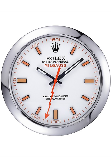 Rolex Milgauss Wall Clock Silver  621910