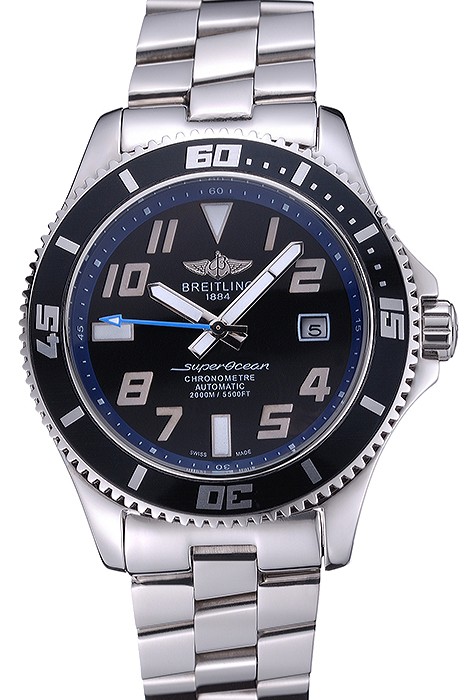 Breitling Superocean 44 Abyss Blue Accents Stainless Steel Bracelet  622506