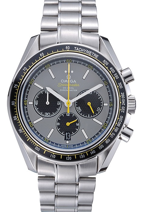Omega Speedmaster White Grey Stainless Steel Strap  622051