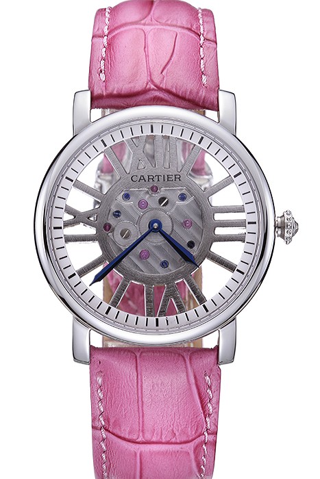 Cartier Rotonde Skeleton Flying Tourbillon Pink 621973