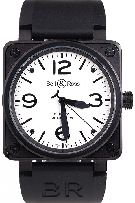 BR01-92 Carbon-White Dial-br10