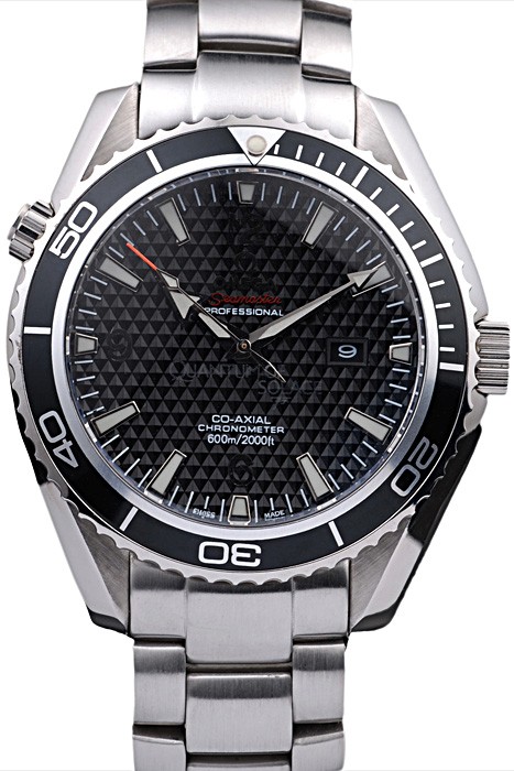 Omega Seamaster Planet Ocean Co-axial Black Case Black Dial 98103